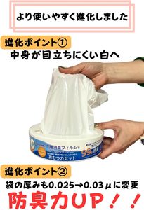 Sacchetti di Ricarica per Contenitori di <span class=keywords><strong>Pannolini</strong></span>, Nuova Cartuccia Deodorante a 7 Strati per Bidone <span class=keywords><strong>Pannolini</strong></span> - Product Image 6