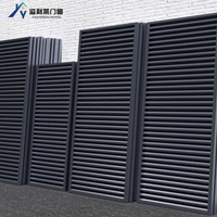 Volets Horizontaux Fixes Extérieurs Modernes en Alliage d'Aluminium pour Fenêtre, Porte, Ventilation, Pare-Soleil, Climatiseur – Durables pour Entrepôts et Hôtels
