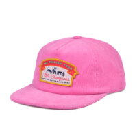 Casquette de baseball personnalisée en velours côtelé avec patch tissé, casquette en velours côtelé à 5 panneaux, casquette snapback, casquette à visière plate en velours côtelé, fabricant