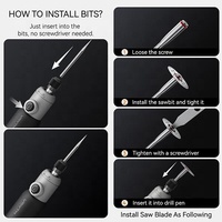 IPEN E3 Stylo de gravure sans fil portable, outil rotatif sans balais, 8 niveaux de vitesse, recharge via Type-C