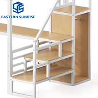Lit superposé moderne simple/double de haute qualité pour adultes, lit superposé durable pour étudiants, cadre de lit en métal pour dortoir, chambre, école, maison, hôtel, auberge