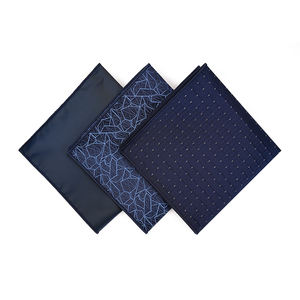 Traje de caballero, <span class=keywords><strong>camisa</strong></span> para <span class=keywords><strong>hombre</strong></span>, toalla de bolsillo, <span class=keywords><strong>pañuelo</strong></span> cuadrado de bolsillo de Color negro para traje de negocios - Product Image 3