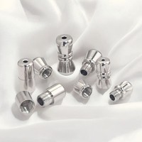 MIENTER acier inoxydable femmes épingles à œil résultats bijoux à bricoler soi-même accessoires vente en gros bricolage 18k plaqué or rempli fermoir à vis