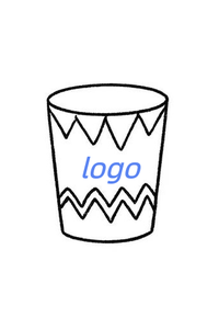Custom Water <b>Bottle</b> Simple Modern Home Outdoor Travel Essential - Product Image 2