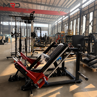 Machine Smith Iso-Latérale Commerciale Hack Squat à Charge de Plaques pour Entraînement de Force des Bras, Jambes et Dos en Acier Durable