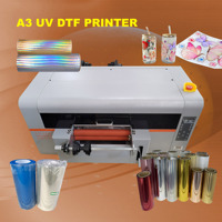 Autocollant d'imprimante Uv Dtf A3 Ensemble d'accessoires complets Imprimante Uv Dtf A3 avec deux têtes d'impression Epson Xp600