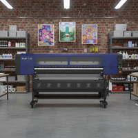 Imprimante textile à sublimation par transfert thermique 4 têtes 1,9 m pour vêtements – Machine d'impression numérique par sublimation