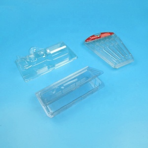 Papeterie personnalisée portable en PVC PP PS PET stylo coloré transparent formé sous vide dans un emballage blister en plastique coquille de palourde - Product Image 3