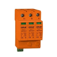 Dispositifs de protection contre les surtensions pour système solaire CUAJE Dc spd 1000V 20-40KA, suppresseurs de surtension, suppresseurs de picots OBV5-C40/3P 1000VDC 25ns