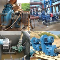 Pompe à boue minier haute pression personnalisée RUNDA, robuste et résistante à l'usure, pour le traitement des minerais, avec moteur à courant continu et connexion à bride 55KW