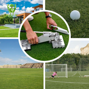 Attrezzi per l'Installazione e la Manutenzione di Erba Artificiale, Strumento di Fissaggio per Prato Sintetico, Tenditore per Prato - Product Image 6