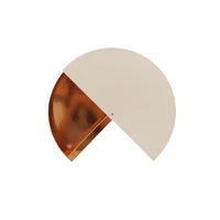 Boîte cadeau semi-circulaire rotative sur mesure pour desserts, en carton créatif avec revêtement UV, logo personnalisé, recyclable, de luxe