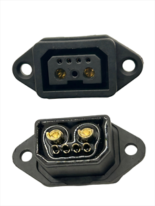 Hoogstroom-energiespeelader - Aangepaste 40A 60V 2+4 vrouwelijke pinnen fietslaadconnector - Product Image 4