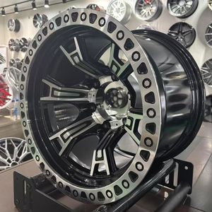 15 pulgadas 15x10 5 agujeros 5x114,3 4x4 -44 camioneta compensada SUV cóncavo profundo todoterreno aleación de aluminio negro ruedas de automóviles de pasajeros <span class=keywords><strong>llantas</strong></span> neumáticos - Product Image 2