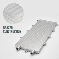 Plaque de refroidissement de batterie, plaque de refroidissement liquide, plaque froide en aluminium brasé pour la gestion thermique des batteries de véhicules électriques et le stockage d'énergie