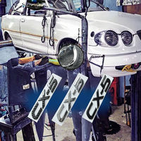 Emblem Bagasi Depan Mobil Upauto CX-5/CX-50/CX30 3D Plastik ABS Sekali Pakai Pengganti Body Emblem Setir Stiker Belakang
