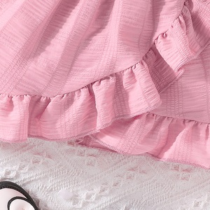 Vestidos Casuales de Princesa para Bebés Niñas de 0 a 36 Meses, Vestido de Verano con Mangas Cortas Abullonadas y Volantes para Cumpleaños - Product Image 6