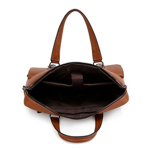 Высококачественный индивидуальный логотип 14 дюймов портативный портфель для ноутбука прочный полиуретановый материал Водонепроницаемая Наплечная Сумка для офисного использования - Product Image 3