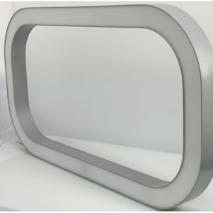 โคมไฟระย้าทรงโค้ง สี่เหลี่ยมผืนผ้า ทรงกลม หรูหรา วงกลม โปรไฟล์วงกลม โคมไฟระย้า LED แบบเส้นตรง - Product Image 6