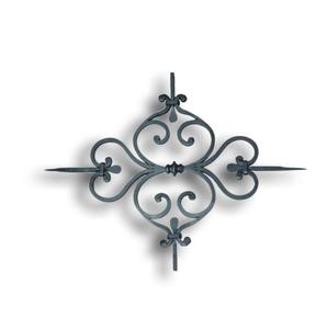 Componentes Metálicos Arquitectónicos Ornamentales, Paneles de Barandilla de Hierro Forjado para Puertas, Vallas, Barandillas y Balaustradas - Product Image 1