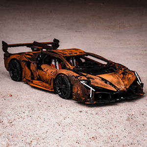 Bloques de Construcción Moc, Coche <span class=keywords><strong>Kbox</strong></span> 10222B, Modelo de Coche de Bloques de Construcción DIY, Supercoches de Carreras, Conjuntos de Bloques de Construcción - Product Image 2