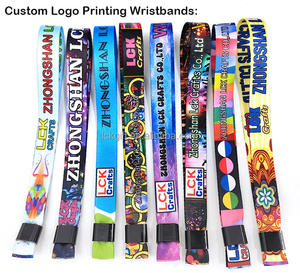 Échantillons gratuits Bracelets en tissu personnalisés bon marché pour les festivals Billets pour les événements - Product Image 5