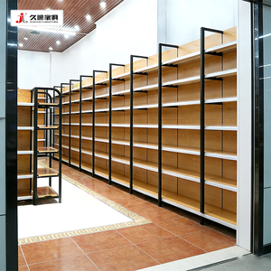 Scaffale <span class=keywords><strong>in</strong></span> Legno JIUSHUN per Negozi di Alimentari, Espositori Personalizzati per Supermercati e Negozi al Dettaglio - Product Image 3