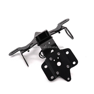 Accesorios de la motocicleta titular de placa de licencia para Yamaha MT-07 MT 07 FZ-07 <span class=keywords><strong>MT07</strong></span> 2013-2021 guardabarros eliminador de registro soporte - Product Image 6