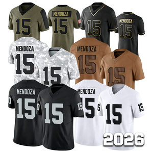 2026 <span class=keywords><strong>Fernando</strong></span> Mendoza Draft Round Pick No. Maillot de football américain cousu pour hommes, femmes et jeunes, taille S-3XL - Product Image 1