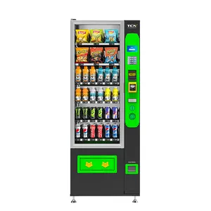 TCN Cina penjual mesin otomatis otomatis disesuaikan mesin penjual untuk makanan ringan dan minuman