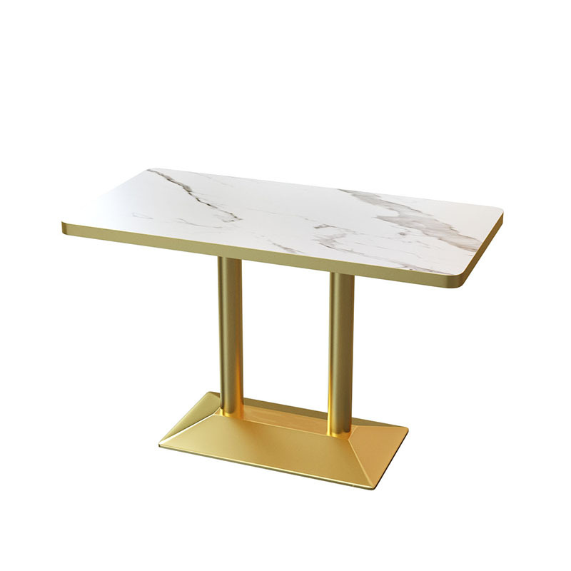 Imitation rock board longue table