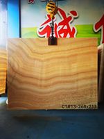 Panneau en onyx jaune rétroéclairé, dalle de marbre transparente, vente en gros, décoration, dalle d'onyx