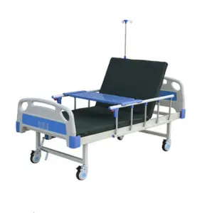 EU-WC310 Hospital Furniture Single Crank Manual Medical Multi-function Adjustable ICU Patient Nursing Care Bed