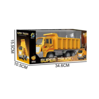 Camion de chantier de simulation RC HTL avec effets de pulvérisation, musique, lumières et télécommande pour garçons