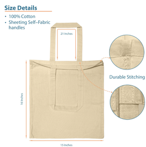Reliable quality, customized diagonal cotton canvas <b>bag</b>, natural recycling shopping <b>bag</b> - Product Image 2