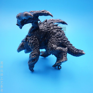 Figurine de monstre en métal, nickel antique, décoration de bureau, modèle personnalisé en acier inoxydable, sculpture animale, cadeau d'affaires - Product Image 3