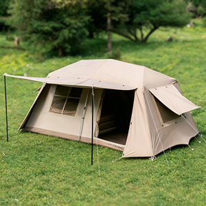 Tenda da Campeggio Compatta Facile da Montare, Protezione UV, Antivento, Rifugio Familiare, Tenda a Cupola Resistente per Campeggio in Auto, Spiaggia, Viaggi all'Aperto - Product Image 1
