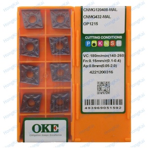 Cnmg120408-mal op1215 op1315 Carbide chèn <span class=keywords><strong>CNC</strong></span> chuyển công cụ Lathe Cutter Công cụ 100% gốc - Product Image 1