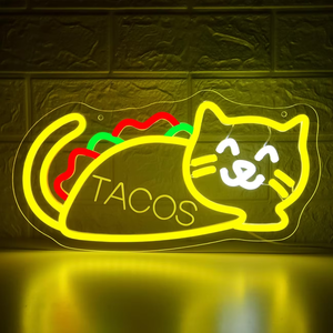 Anpassbares Tacos Open LED-Neonschild Mexikanisches <span class=keywords><strong>Taco</strong></span>-Restaurant Geschäfts-Neonlicht Wanddekoration für Bar Café Imbiss - Product Image 3