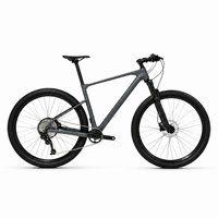 Vélo de montagne à cadre en carbone 27,5 29 pouces, 12 vitesses, frein à disque hydraulique, fourche à suspension pneumatique, axe traversant Boost, vélo de montagne pour adultes