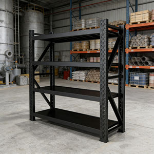 Preisgünstiges Verstellbares Metallregal ohne Schrauben und Lagerregale für Lagerhallen Mittelschweres Metallregal - Product Image 1