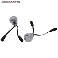 Lampes LED Pixel RGB RGBW intelligentes étanches pour extérieur, 24 V CC, 45 mm, PVC IP67, pour parcs d'attractions et fêtes foraines, type cabochon