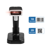 Lecteur de codes-barres sans fil portable 1D 2D QR Code USB filaire//2.4G pour la logistique et l'inventaire des supermarchés