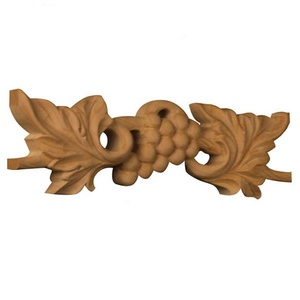 Abbellimenti da <span class=keywords><strong>parete</strong></span> <span class=keywords><strong>per</strong></span> la casa <span class=keywords><strong>Applique</strong></span> intagliata in legno non verniciato - Product Image 3