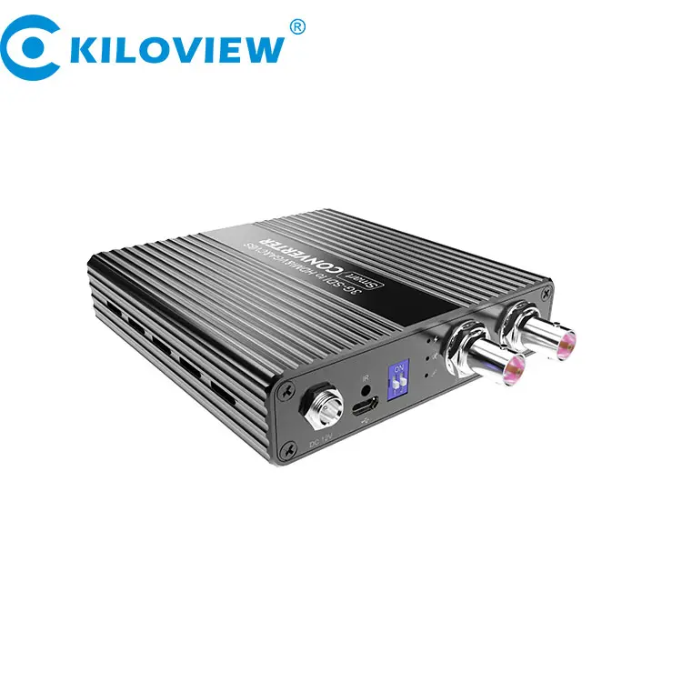 Kiloview HD SDI Video 1080P untuk 1080i HD SDI untuk HDMI Vga AV CVBS Video Audio Converter