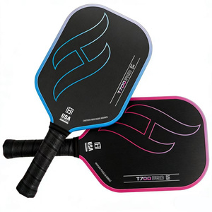 Pala <span class=keywords><strong>de</strong></span> Pickleball Rectangular sin Bordes <span class=keywords><strong>de</strong></span> Fibra <span class=keywords><strong>de</strong></span> Carbono T700, Núcleo <span class=keywords><strong>de</strong></span> Panal <span class=keywords><strong>de</strong></span> <span class=keywords><strong>Abeja</strong></span> <span class=keywords><strong>de</strong></span> 16 mm, Superficie Texturizada Prensada en Frío, 220 g, <span class=keywords><strong>Tela</strong></span> Oxford - Product Image 1