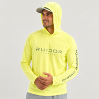 Hoodie de pêche personnalisé OEM UPF 50, chemise de pêche à capuche, séchage rapide, protection solaire, anti-transpiration, léger, pour la plage