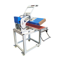 Machine de presse à chaud manuelle simple utile pour lanière Machines de sublimation d'impression de ruban de sangle 25*100CM pour vêtements