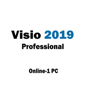 مفتاح رقمي Visio Professional 2019 مفتاح فعالية 100% على الإنترنت Visio 2019 Pro مفتاح 1 PC، مرسلة من خلال صفحة الدردشة على علي