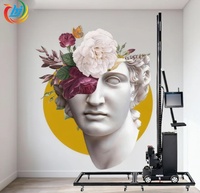 Máquina impresora de pared 3D Impresora de pared vertical 3D automática Máquina de pintura directa a la pared Boquilla DX10 DX7 Pson